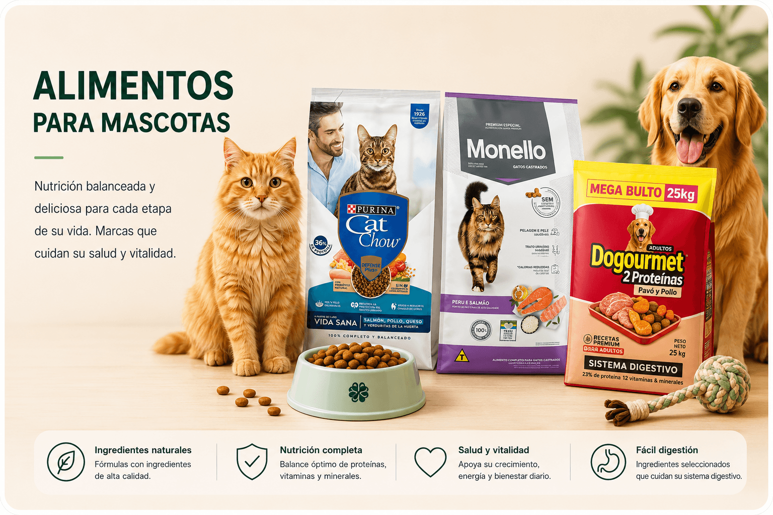 Alimentos para mascotas